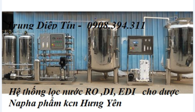 Hệ thống lọc nước RO–DI 350L/h