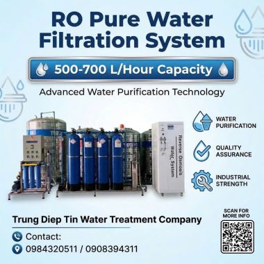 HỆ THỐNG LỌC NƯỚC RO CS 500-700 LÍT/ GIỜ