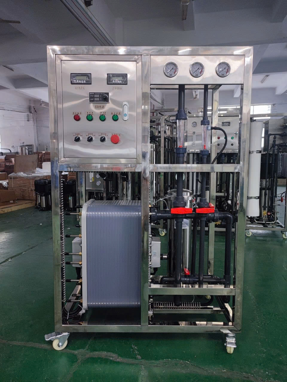 Lắp Đặt Hệ Thống Lọc Nước EDI Tự Động Siêu Tinh Khiết Cho Nhà Máy