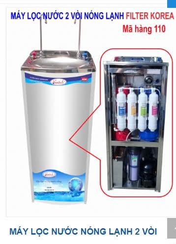 MÁY LỌC NƯỚC NÓNG LẠNH 2 VÒI