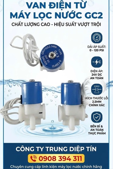 Chẩn Đoán Lỗi Và Nguyên Lý Hoạt Động Của Van Điện Từ Máy Lọc Nước